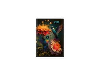Diár 2026 PRAKTIK KOLIBRÍKY, A6, denný, 320 listov, 100 x 140mm